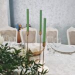 Lumânare din ceară naturală h20cm x d1.9cm