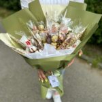 Buchet cu fistic și bumbac
