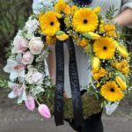 coroana funerara cu flori naturale