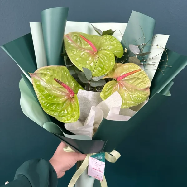 Buchet cu 3 Anthurium